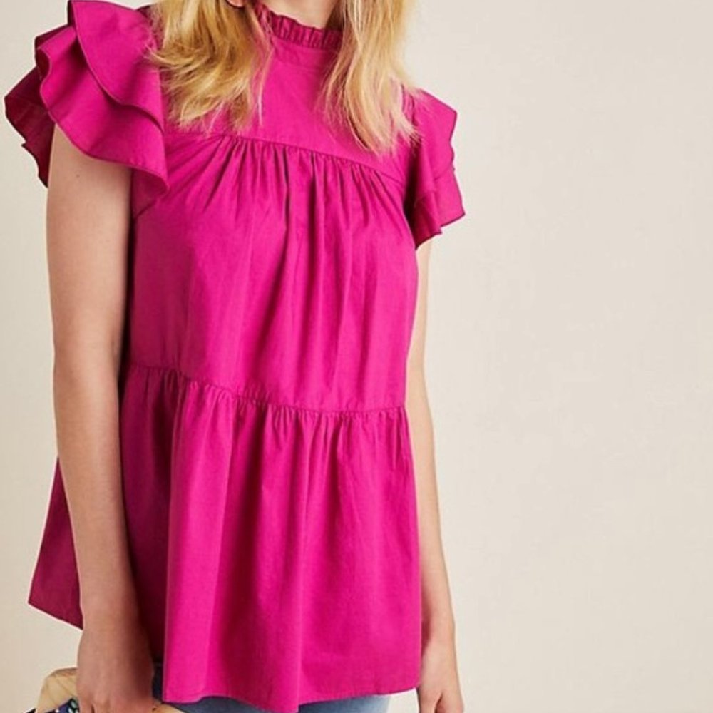 NWT Ophelia Babydoll Tunic - Maeve by Anthropologie Size Small